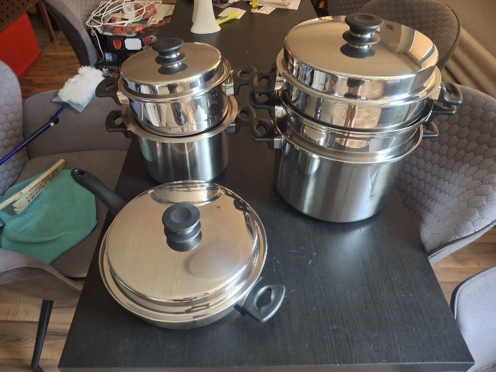 Casseroles: Kochtopfset Edelstahl  – D'occasion à Aarburg par ssi_ckz5