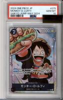 ONE PIECE Promo Monkey.D.Luffy (P-075) PSA10 (JP)