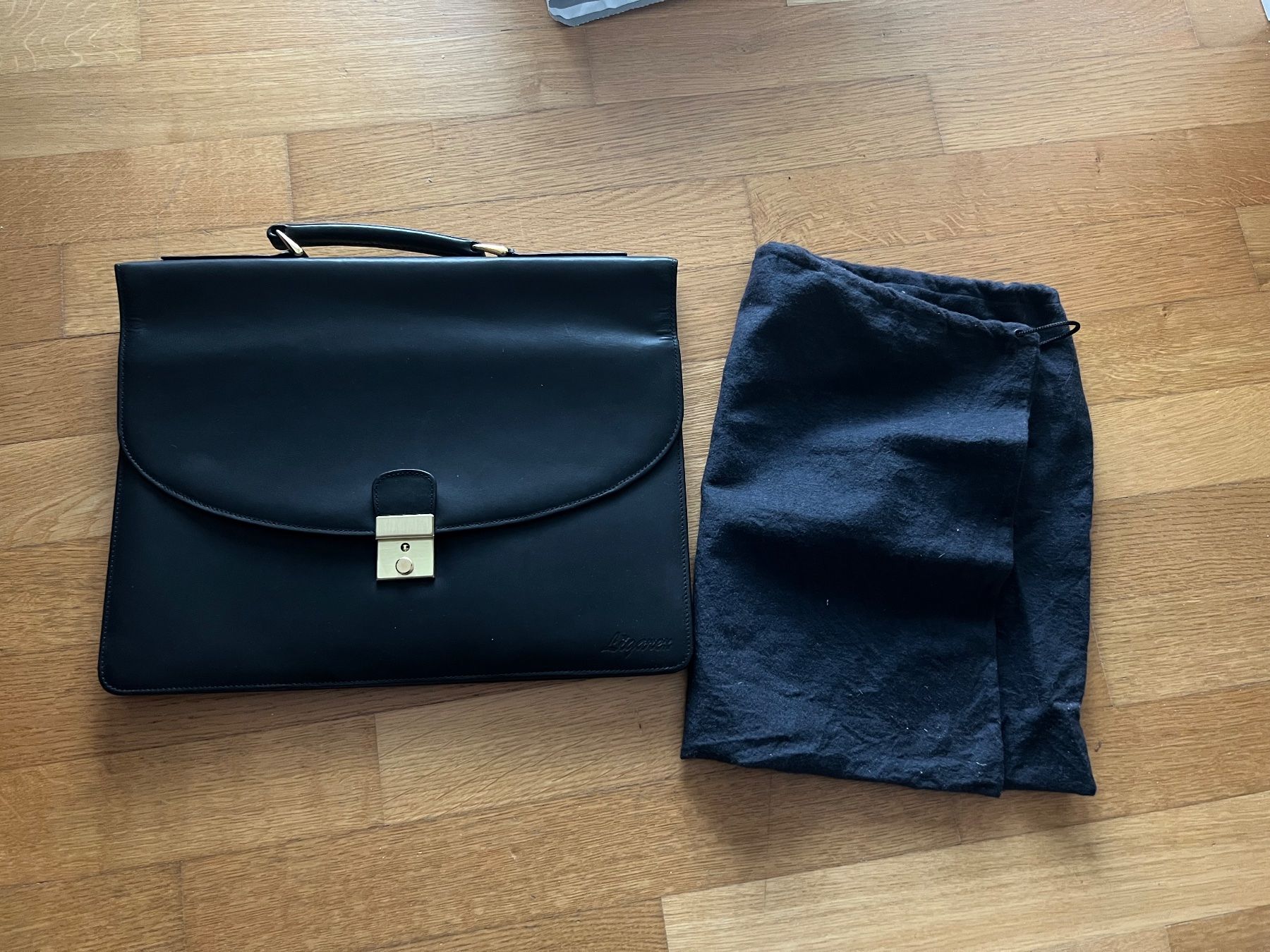 Valigie & Borse: Aktentasche Schwarz Leder – Usato da Pfäffikon SZ venduto da pdroth 1