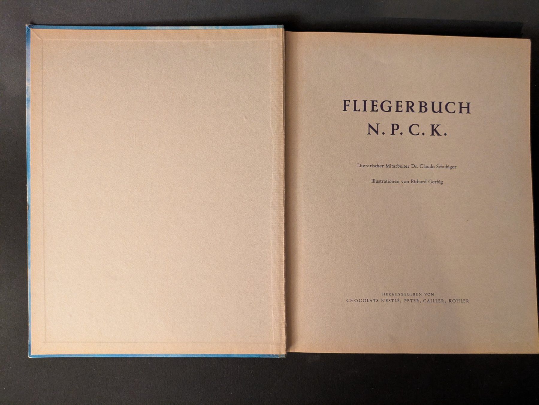 Libri: Buch. Fliegerbuch. NPCK.Bilderbuch mit Einklebebbildern 1948 – Usato da Basel venduto da Arkouda 2