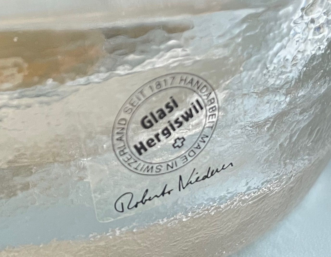 Glasi Hergiswil Bicchieri: Olivenschale Glas Hergiswil – Usato da Zumikon venduto da wius 2