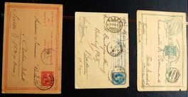 Entier Postaux - 3 anciens entier postaux d'origine divers