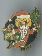 Weihnachtsmann Pin