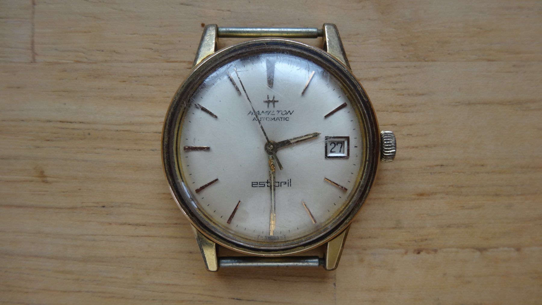 Hamilton Orologi: Montre vintage Hamilton Automatic "estoril" plaquée or – Usato da Rebeuvelier venduto da falcon58