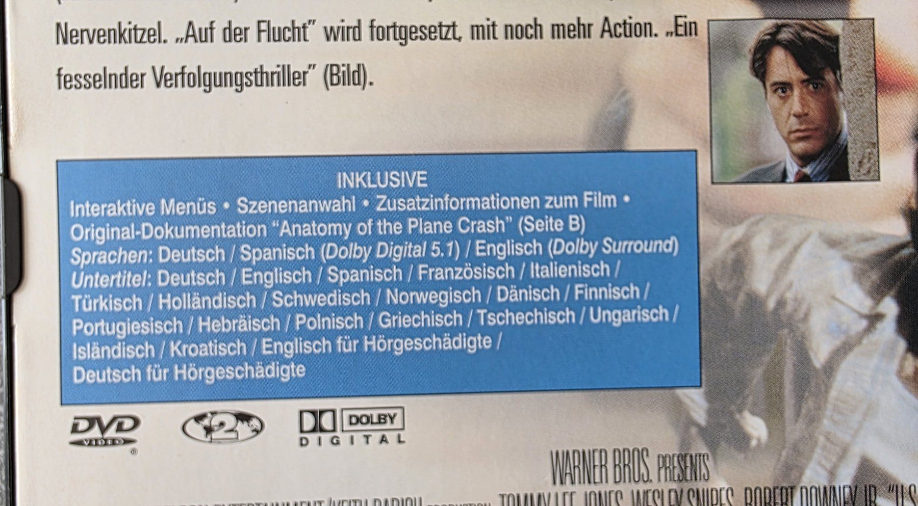 Alle DVDs: DVD Auf der Jagd - Tommy Lee Jones – Gebraucht aus Oetwil am See von fineli2 1