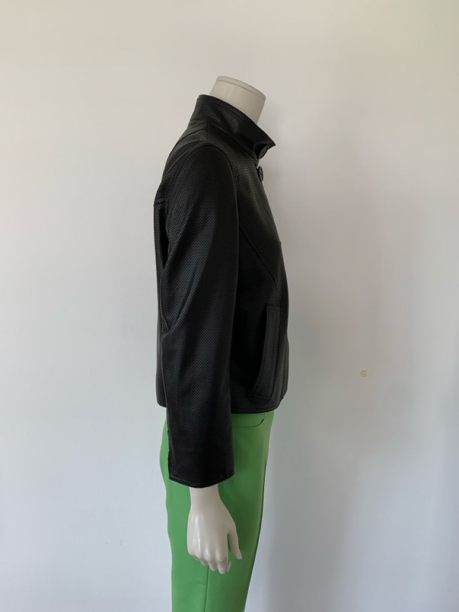 Akris Jacken: AKRIS: Edle perforierte Leder-Bikerjacke, 36, NP 2500.- – Neu (gemäss Beschreibung) aus Luzern von designluzern 5