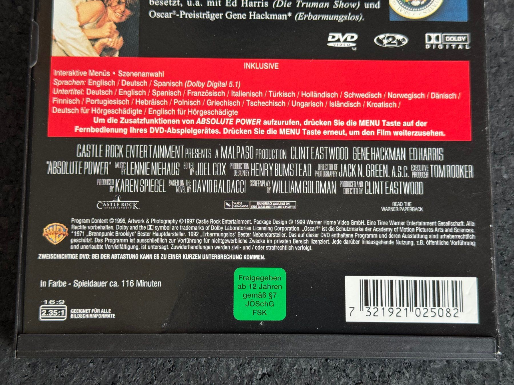 Tutti i DVDs: ABSOLUTE POWER DVD DE/EN/ES – Usato da Fribourg venduto da tschjoly 3