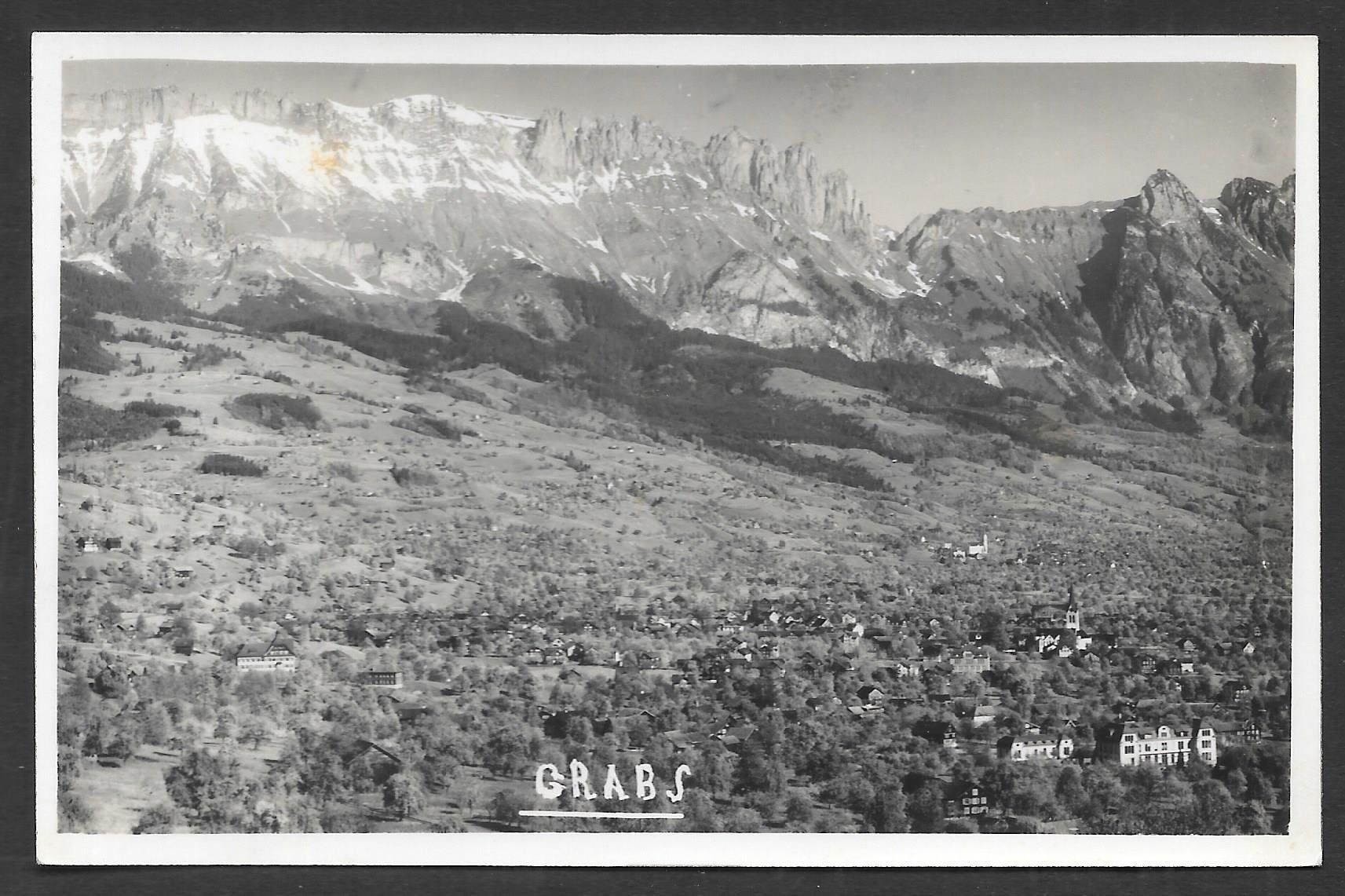 Cartes postales: Grabs Gesamtansicht – D'occasion à Olten par clotaldi