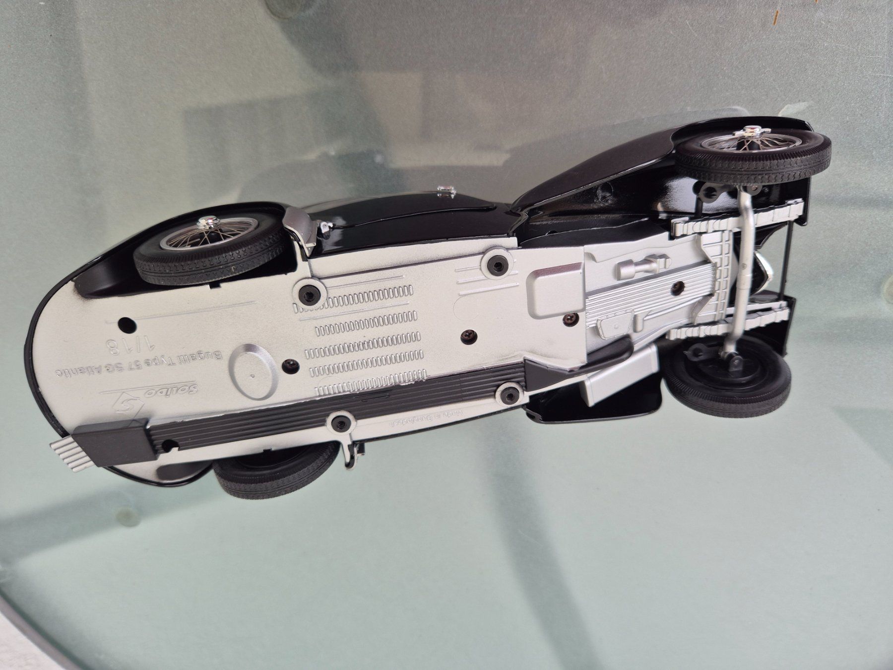 Bugatti Modellini d'auto: Bugatti Type 57 Atlantic von Solido; 1:18 – Usato da Oberbuchsiten venduto da laffite54 9