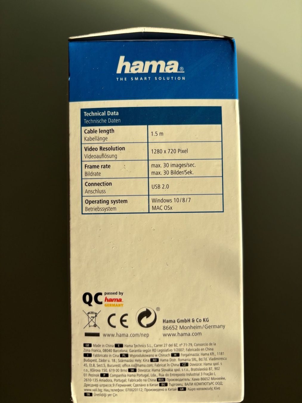 Hama Webcam: Hama Webcam Spy Protect HD 720p - NEU – Nuovo (secondo la descrizione) da Hettlingen venduto da nad_7cxc 1