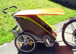 UV-Schutz Sonnensegel Fahrradanhänger   von Zaubernadel NEU