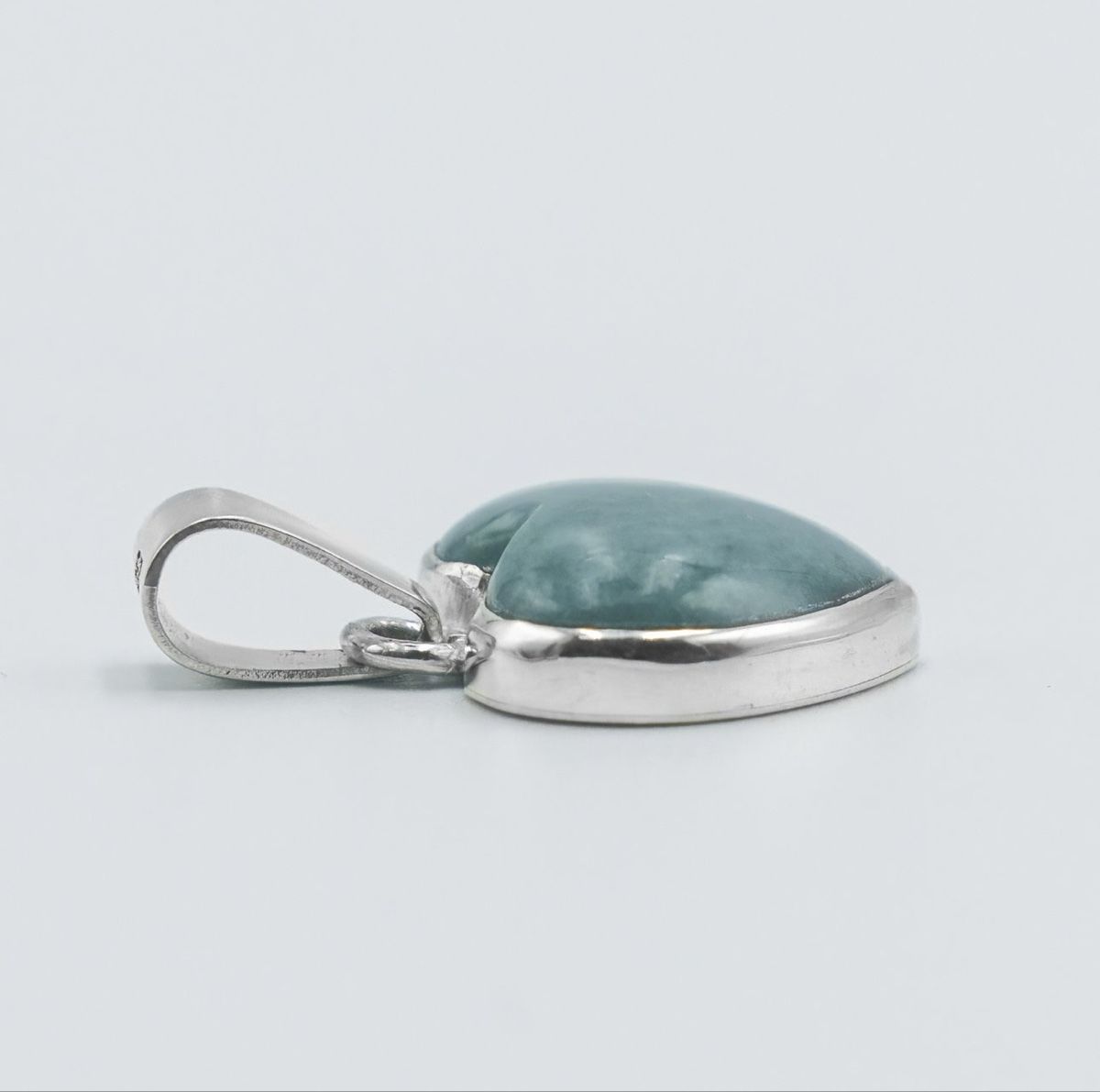 Ciondoli: Herz Anhänger aus Jade – Nuovo e nell'imballaggio originale da Ruggell venduto da JadeShop 2