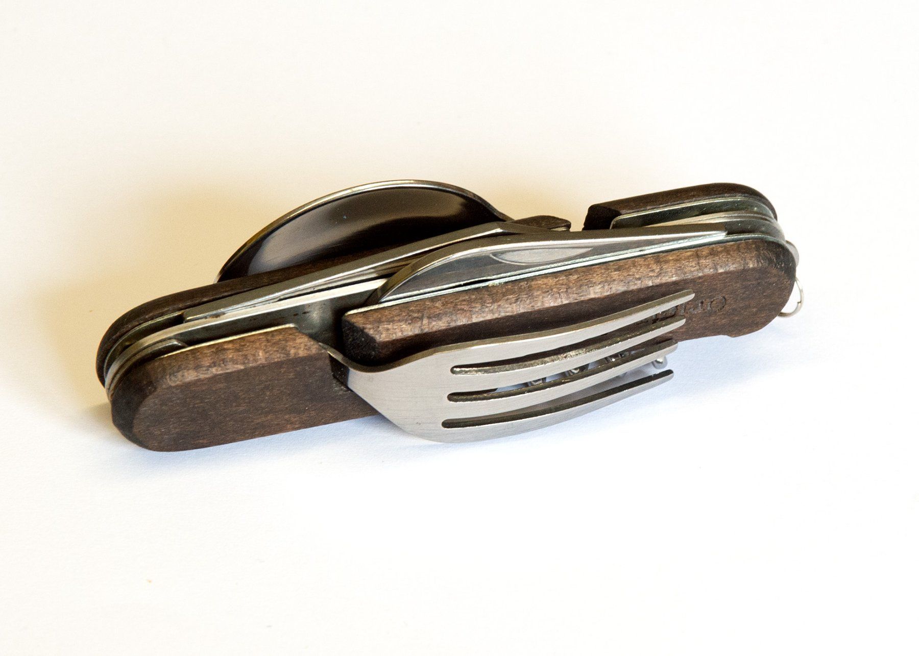 Set di posate: Messer mit Essbesteck, "Original Krumme", Holzschale – Nuovo (secondo la descrizione) da Lützelflüh-Goldb venduto da Harriho 1