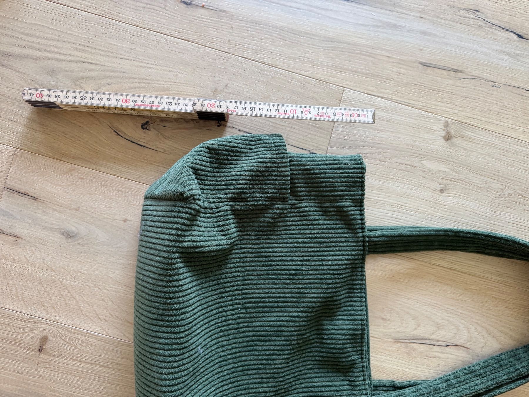 Borse: Grüne Cord Tasche, – Usato da Aettenschwil venduto da SaFa24 2