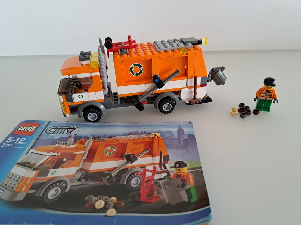 Lego Giocattoli: LEGO City 7991 - Müllabfuhr – Usato da Langendorf venduto da thesi246