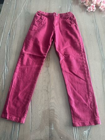 Mädchen Hose naturaline pink Grösse 134/140 guter Zustand
