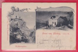 GRUSS VOM MIETHEN, MYTHENSPITZE, 2.8.1900