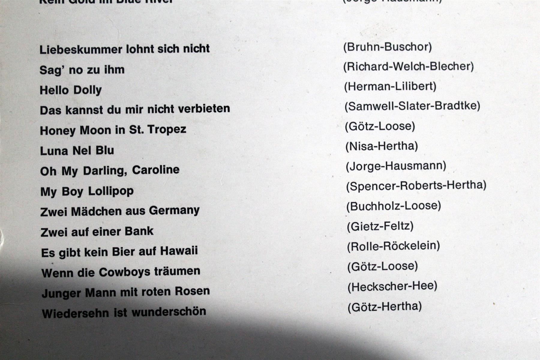 Schallplatten: 2x Karaoke - Schallplatten von 1964/1965 – Gebraucht aus Bern von kultiges 8