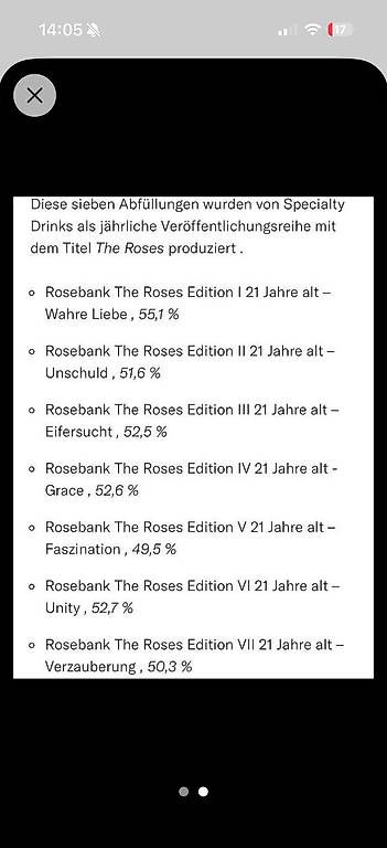 Bevande alcoliche: Rosebank Single Malt – Usato da Jens venduto da KillBill 1