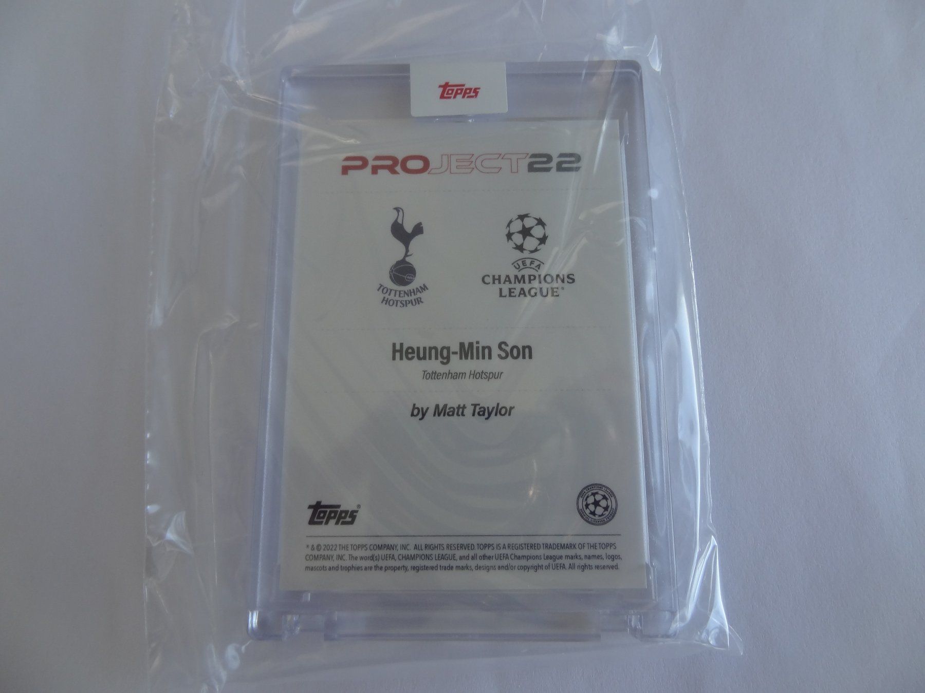 Topps Carte collezionabili: topps Project 22 Son Tottenham Trading Card – Usato da Lyss venduto da Famicom 1