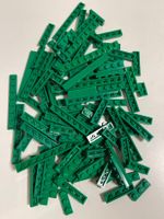 Lego 100 Verschiedene Grüne Einerplättli