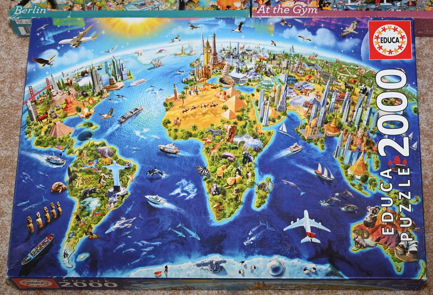 Educa Puzzle: 4  Div. JUMBO/EDUCA/WHITE MOUNTAIN 1000er /2000er Puzzles – Usato da Horn venduto da Atlanch 4