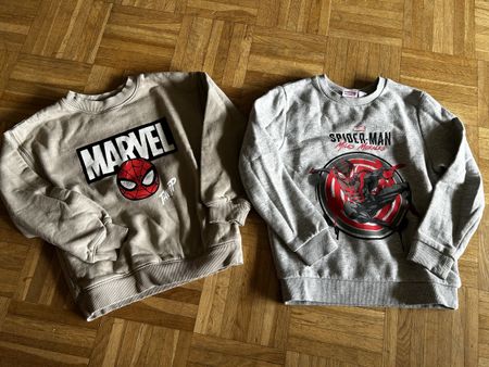 Lot de 2 pullovers Spiderman / taille 110-116
