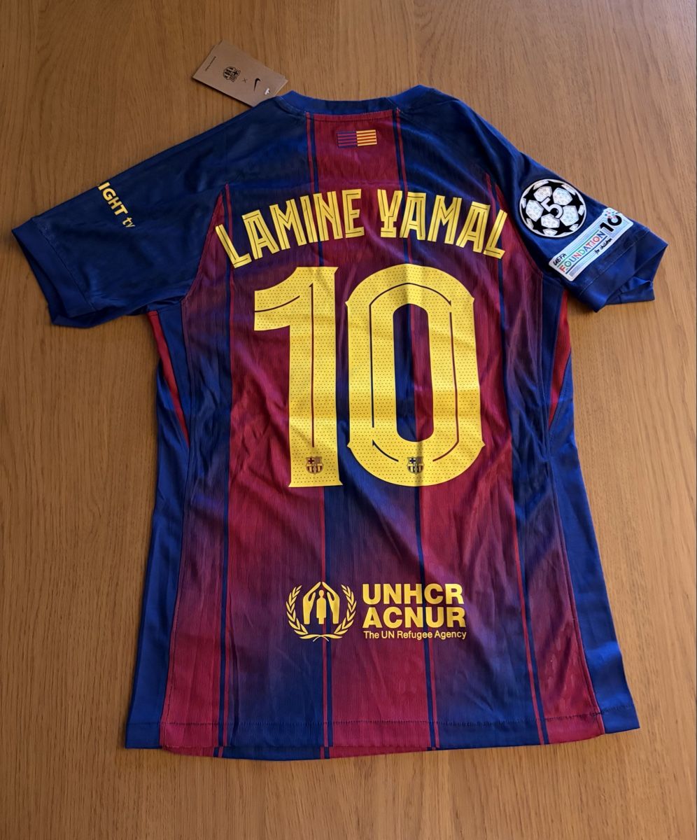 Nike Canottiere & Pantaloni: Maillot Barcelone 25/25 Yamal 10 S – Nuovo e nell'imballaggio originale da Perly venduto da Sam.crr
