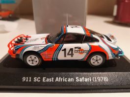 1:43 Minichamps Porsche 911 SC East African Safari 1978