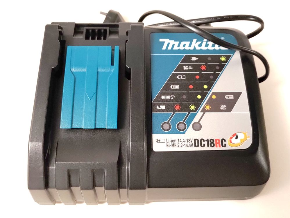 Makita DC18RC Schnellladegerät Für 18V LXT Akkus – Original, Neu, Für Werkstatt & DIY