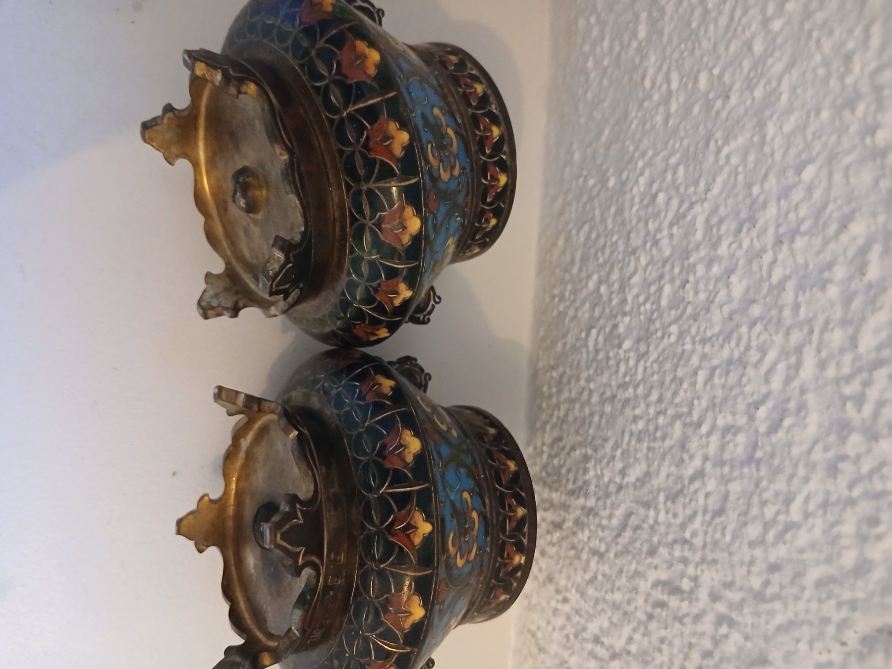 Tutte le decorazioni: paire de pots bronze et cloisonné – Usato da Genève venduto da Mamaison2026 4