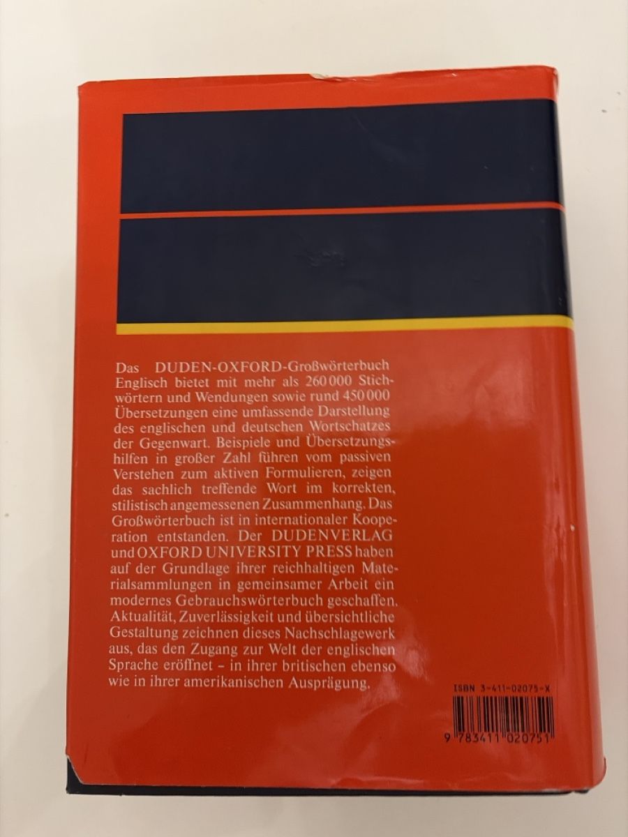 Libri: DUDEN OXFORD – Usato da Winterthur venduto da may_7vq8 1