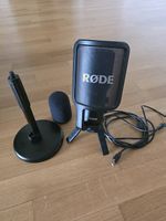 Rode NT USB mit Rode DS1 Stativ, Popschutz, Kabel