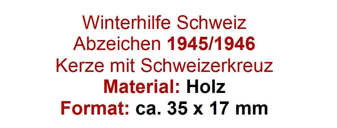 Placchette & Badge: Winterhilfe Schweiz Abzeichen 1945/1946 – Usato da Flamatt venduto da samowarow 1