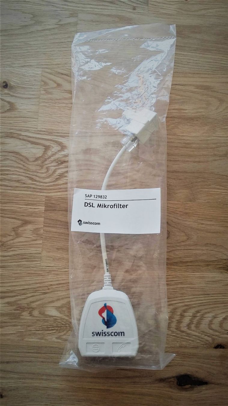 Sonstiges Elektromaterial: Swisscom DSL-Mikrofilter 5 Stück – Neu und originalverpackt aus Schaanwald von sch_8wqv 1