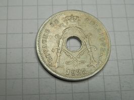 Belgien 5 Centimes, 1925 Legende in französisch - "ROYAUME D