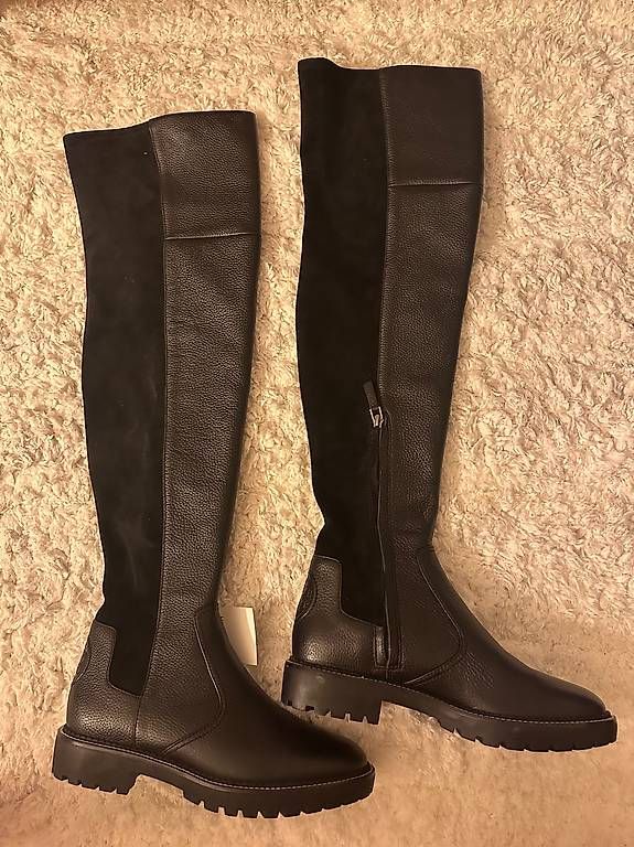 Tory Burch Scarpe da donna: Original Tory Burch leather/suede high knee boots – Nuovo e nell'imballaggio originale da Bern venduto da lor_6tcg