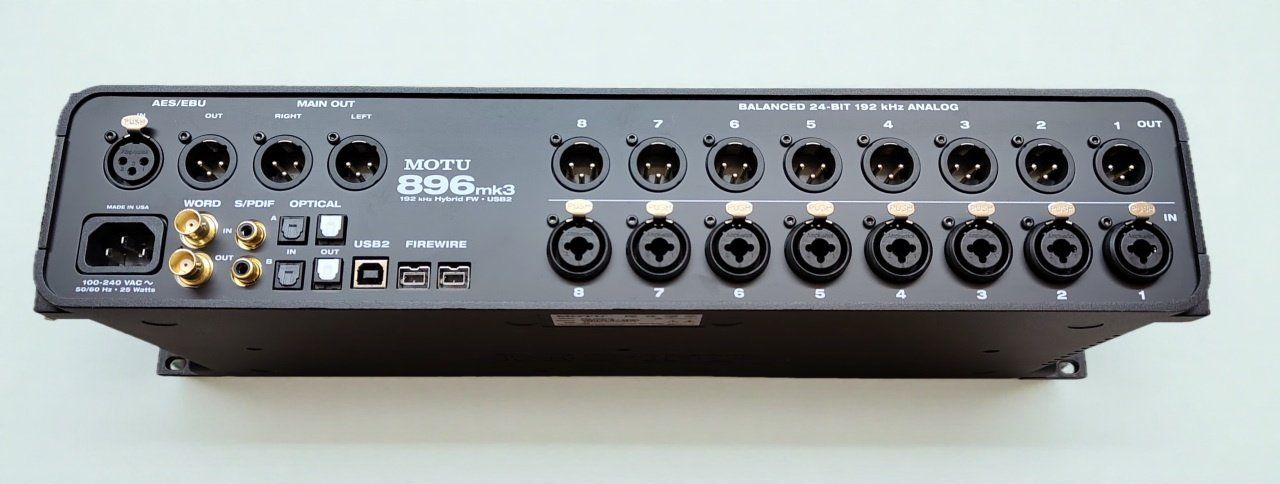 Console di mixaggio: Motu 896mk3 Hybrid - Digital Mixer – Usato da Schaanwald venduto da OPC432 3