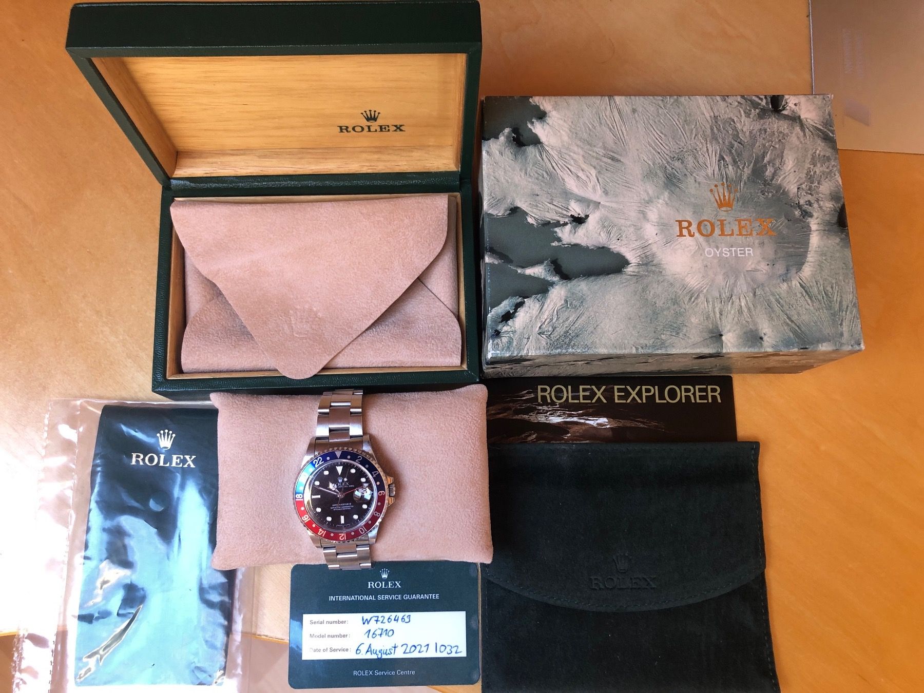 Rolex Orologi: Rolex 16710 LN GMT Master II Box Papiere – Usato da Itingen venduto da bubibu 9