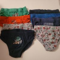 P10:  8x Slips Unterhosen Junge Grösse 98/104