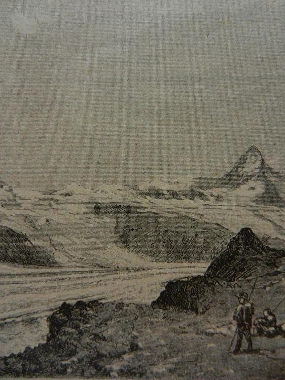 Incisioni: Aussicht vom Gornergrat bei Zermatt – Usato da Risch venduto da Rischli15 6