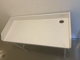 White Children's Desk with Cable Hole Good Condition