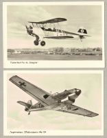Foke-Wulf Fw.44 "Stieglitz"-Jagdeinsitzer Messerschmitt Me10