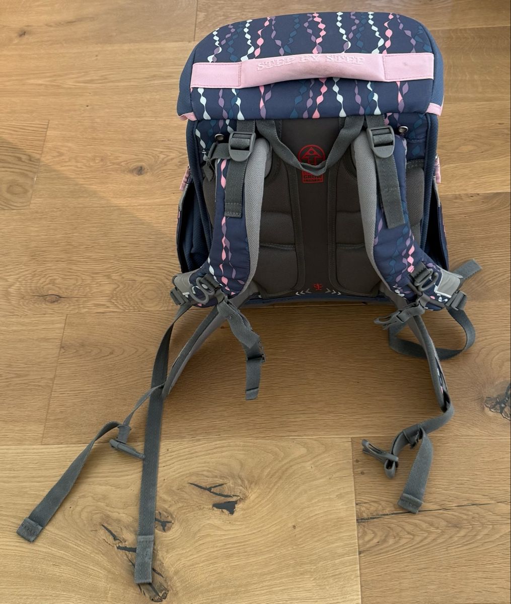 Borse & Zaini: Schulranzen Step by Step Muster blau/pink gut erhalten – Usato da Grabs venduto da TOPSPORT81 3