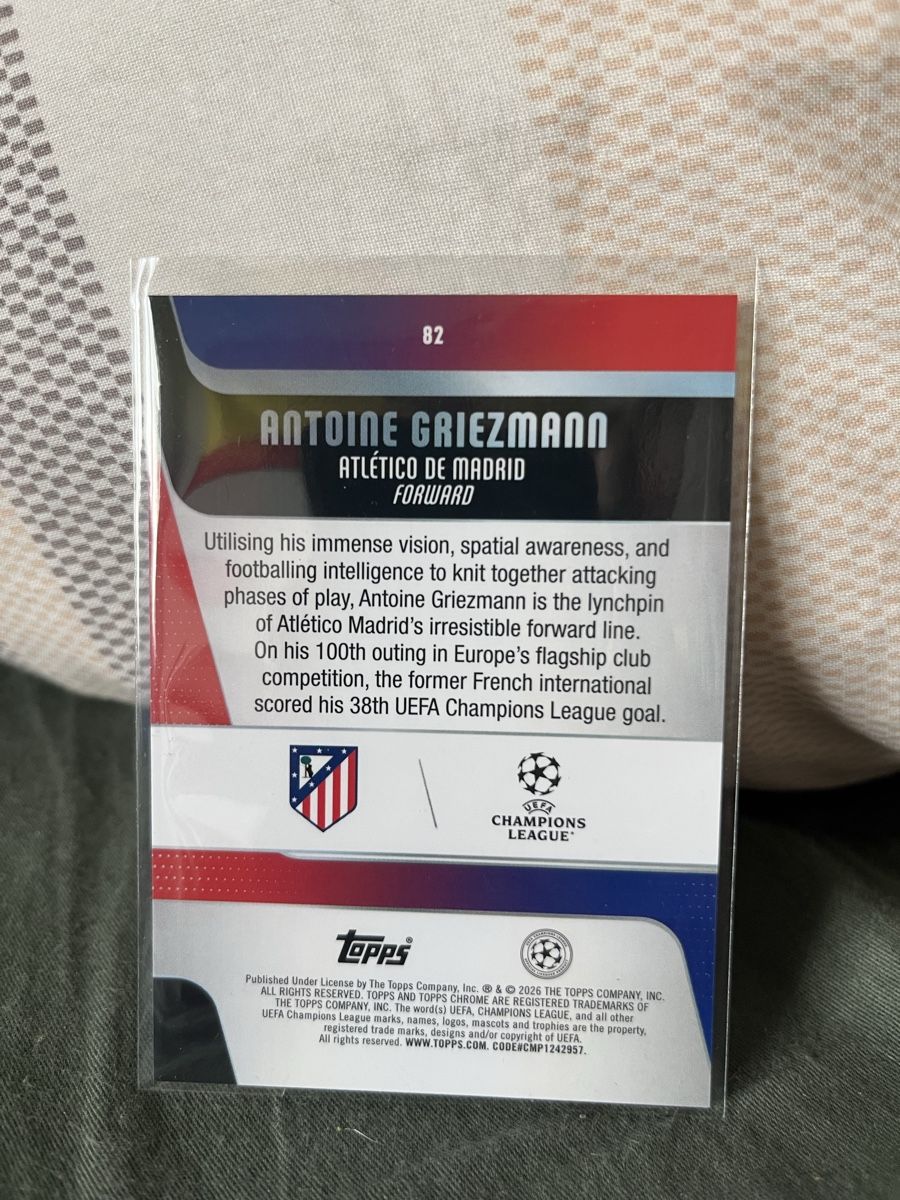 Topps Sammelbilder & Trading cards: Topps Chrome UCC 25/26 Antoine Griezmann Negative Refractor – Neu (gemäss Beschreibung) aus Dornach von Raulgp7 1