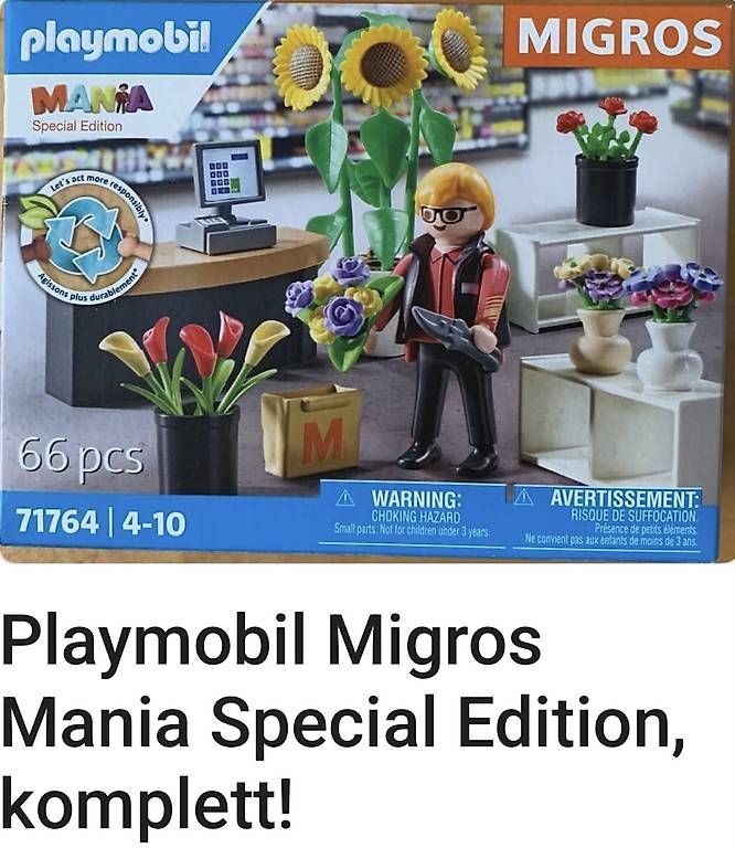 Jouets: Playmobil Migros Mania Edition – D'occasion à Marbach SG par dmk_xjq5