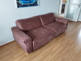 Sofa braun, 2-sitzig