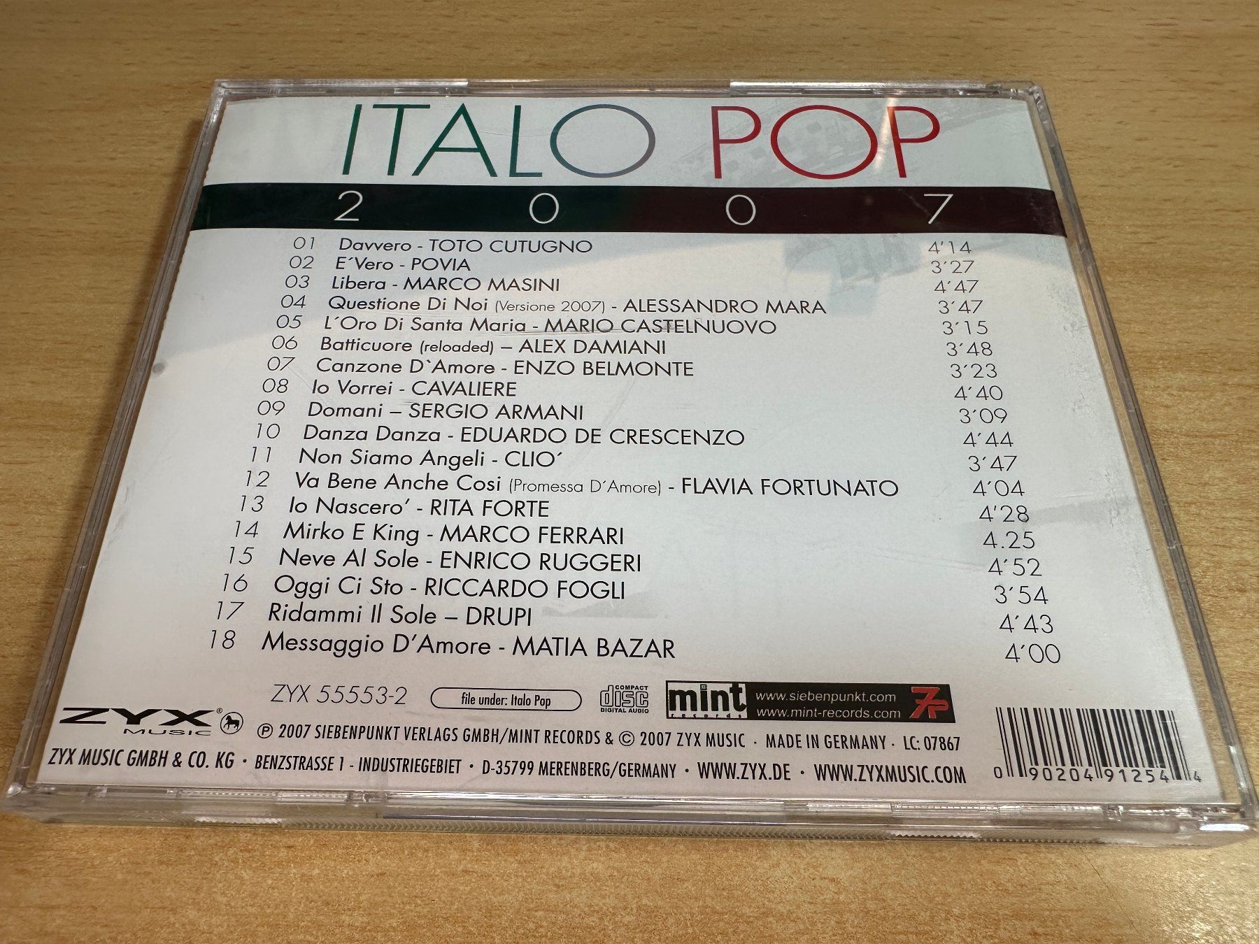 CDs: H1 Various – Italo Pop 2007 – Gebraucht aus Rikon im Tösstal von Alpenmutz 1