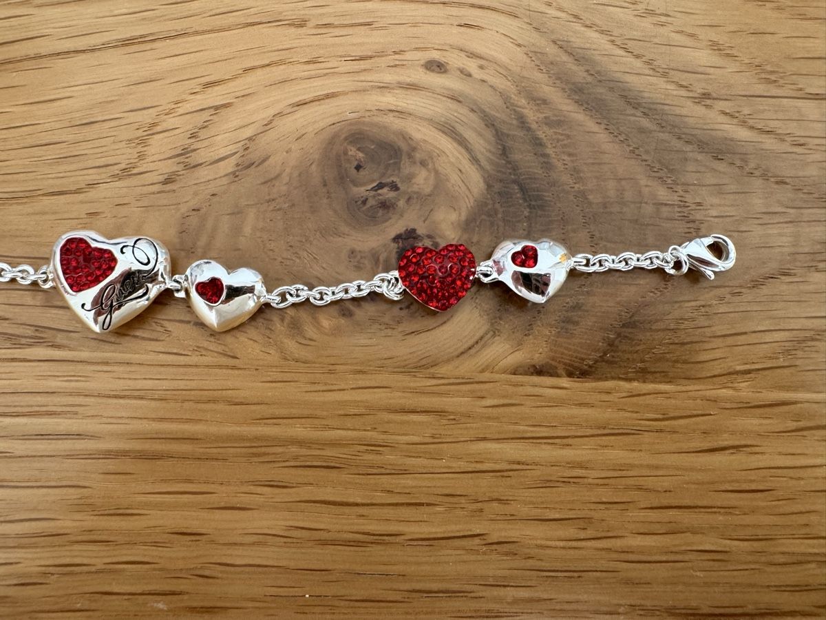 Guess Bracciali & Braccialetti: Armband von Guess mit roten Steinen – Usato da Uznach venduto da Martina191185 4