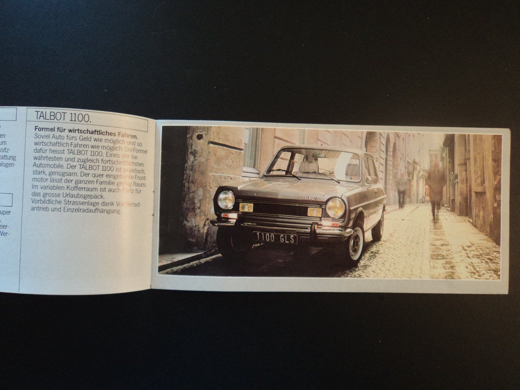 Talbot Documenti: Prospekt Talbot Jahresprogramm 1981 – Usato da Schwarzenburg venduto da modelCARama 3
